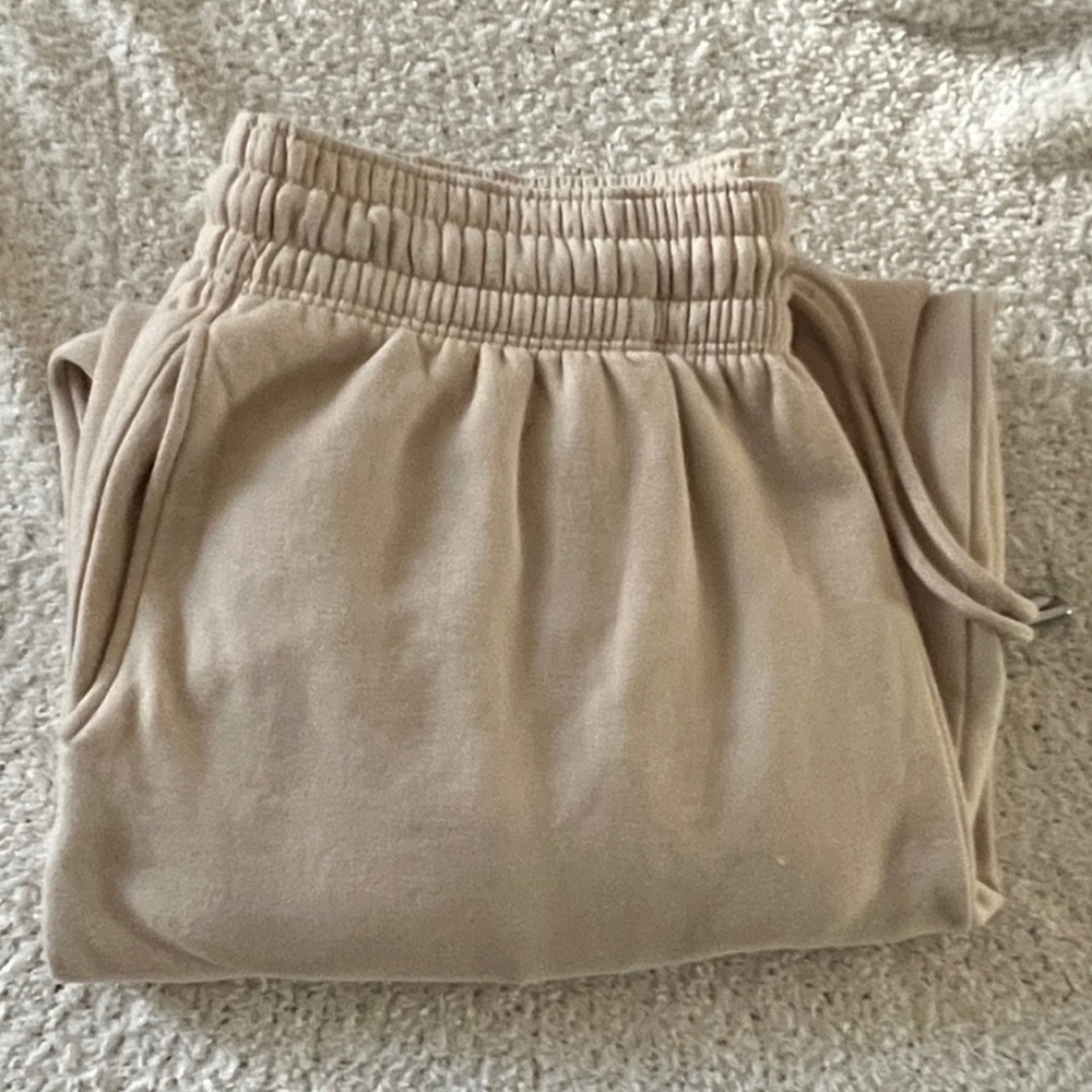 Beige Sweatpants